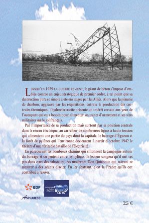 Barrage d'Eguzon 1940-1944 recto couverture