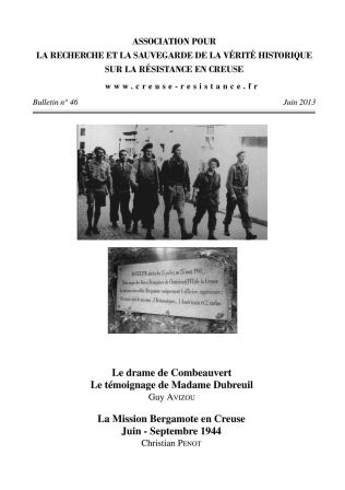 Bulletin 2013 couverture, juin 2013 Bulletin 2013 couverture