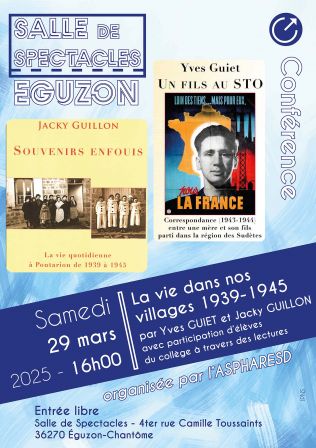 Conf éguzon Guillon Guiet