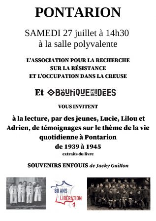 Conférence Jacky Guillon 27 juillet 2024